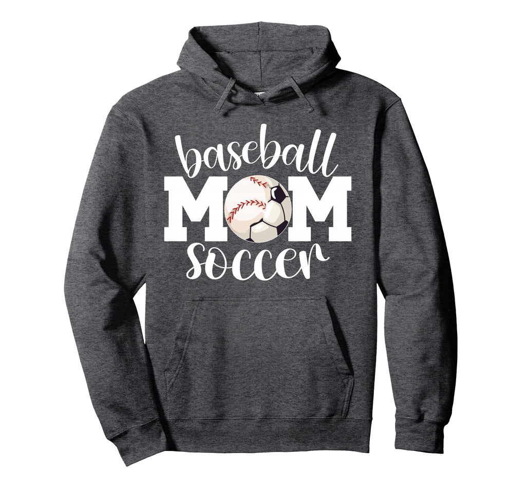 Soccer Baseball Mom Ballers Baseball Hoodie - Trendy Graphic Men Women - T-Shirt, Sweatshirt, Hoodie