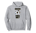 Soccer Vibes Only Football Goal Sports Hoodie - Unique Graphic for Adults - T-Shirt, Sweatshirt, Hoodie