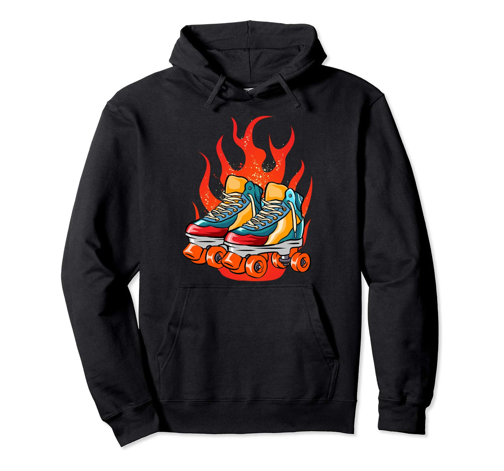 Roller Skating Theme Roller Skates 80S Hoodie - Custom Art Print Men Women - T-Shirt, Sweatshirt, Hoodie