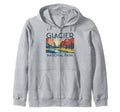 Glacier National Park Montana Usa Outdoor Hoodie - Aesthetic Graphic Unisex - T-Shirt, Sweatshirt, Hoodie