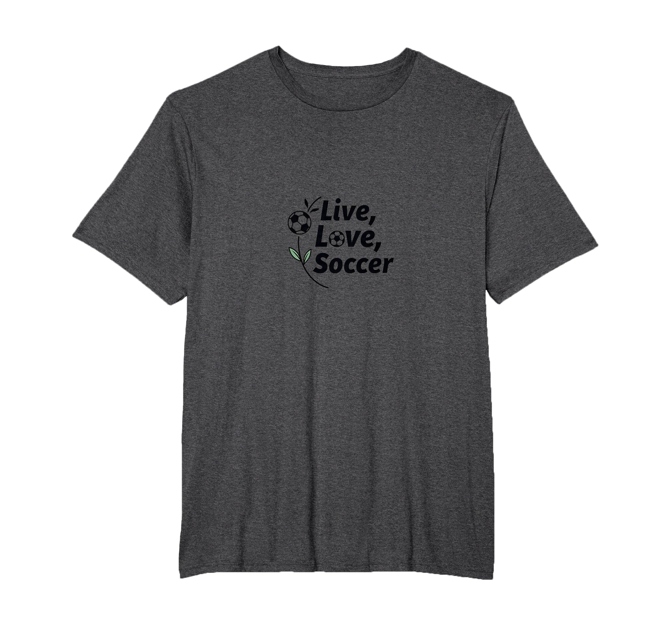 Live Love Soccer Womens Sports T-Shirt - Aesthetic Graphic for Adults - T-Shirt, Sweatshirt, Hoodie