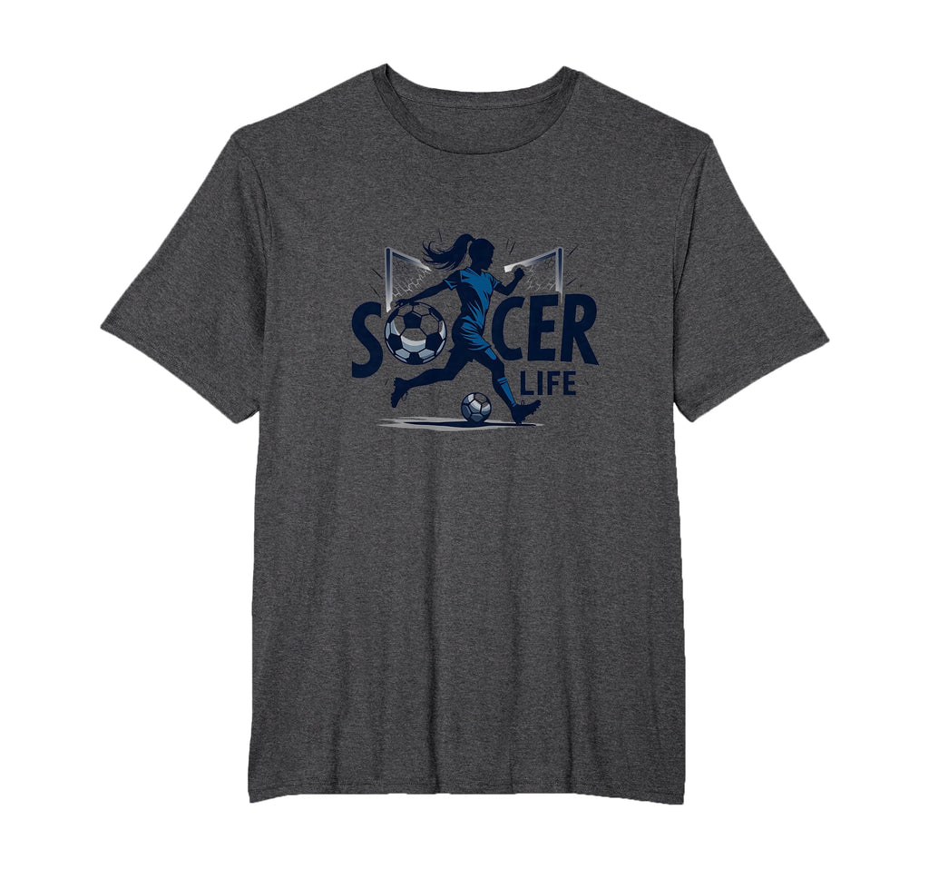 Soccer Is Life Womens Passion T-Shirt - Aesthetic Graphic for Adults - T-Shirt, Sweatshirt, Hoodie