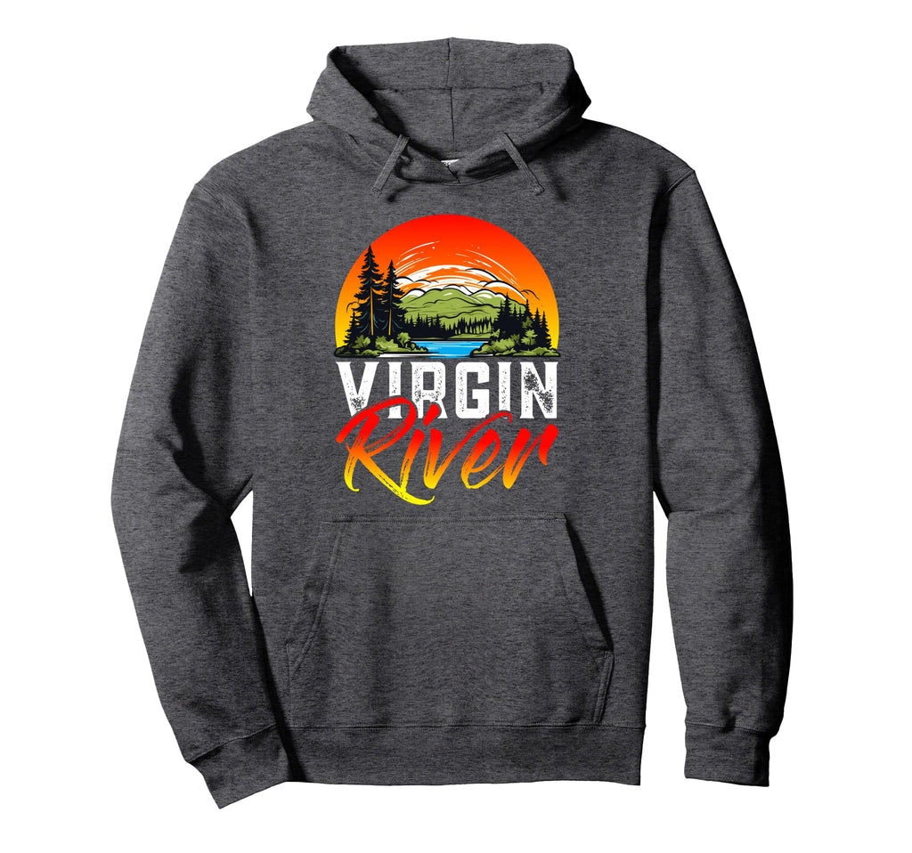 Virgin River Minimalist River Hoodie - Casual Everyday Wear Men Women - T-Shirt, Sweatshirt, Hoodie