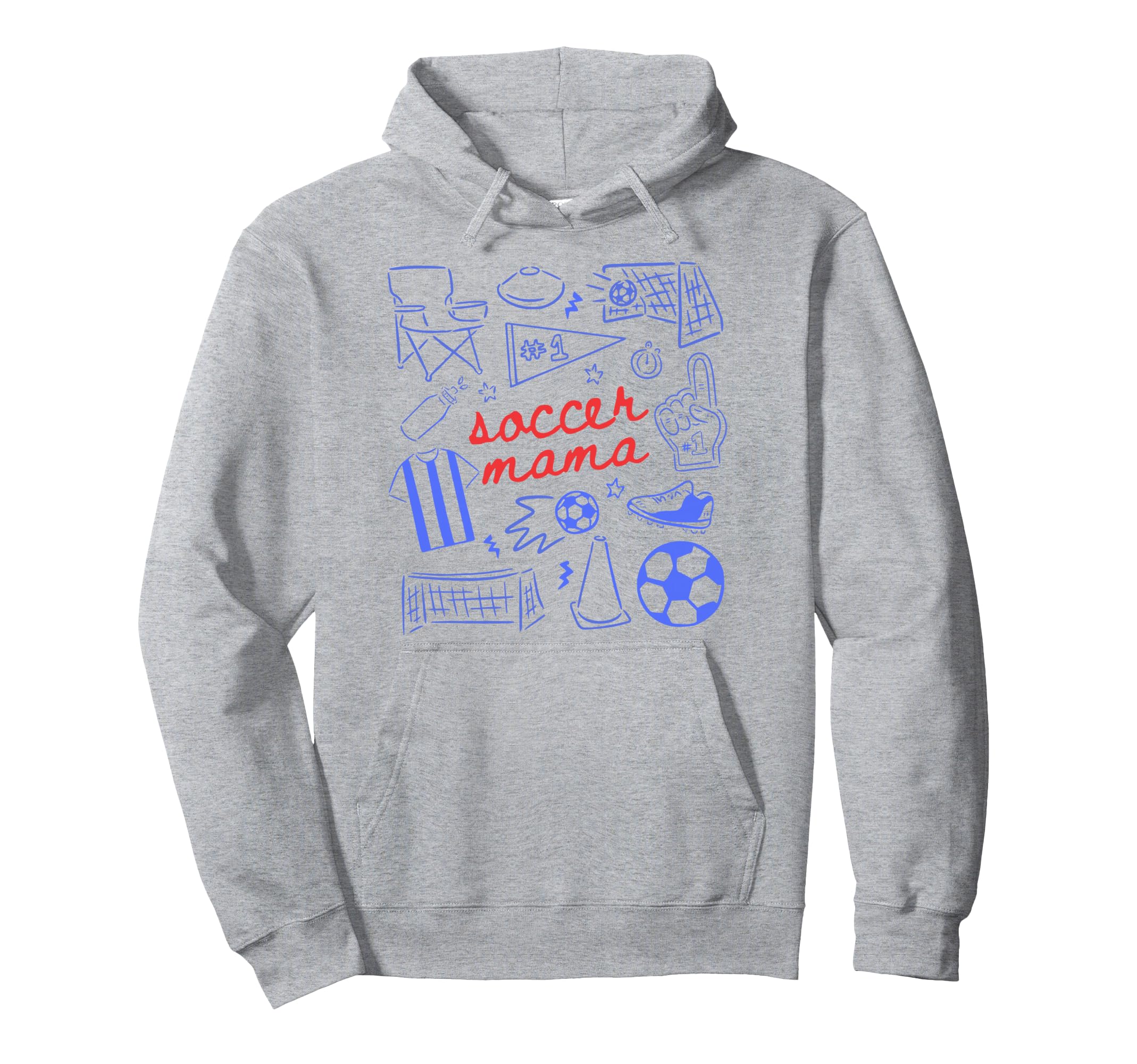 Soccer Mama Mothers Day Game Day Soccer Hoodie - Novelty Apparel Unisex - T-Shirt, Sweatshirt, Hoodie