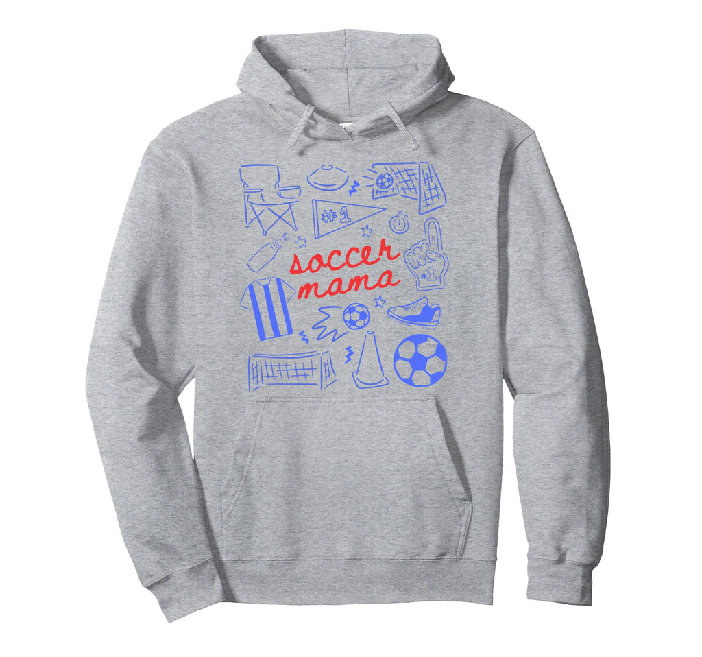 Soccer Mama Mothers Day Game Day Hoodie - Streetwear Style for Adults - T-Shirt, Sweatshirt, Hoodie