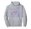 Soccer Mama Mothers Day Game Day Soccer Hoodie - Graphic Print for Adults - T-Shirt, Sweatshirt, Hoodie