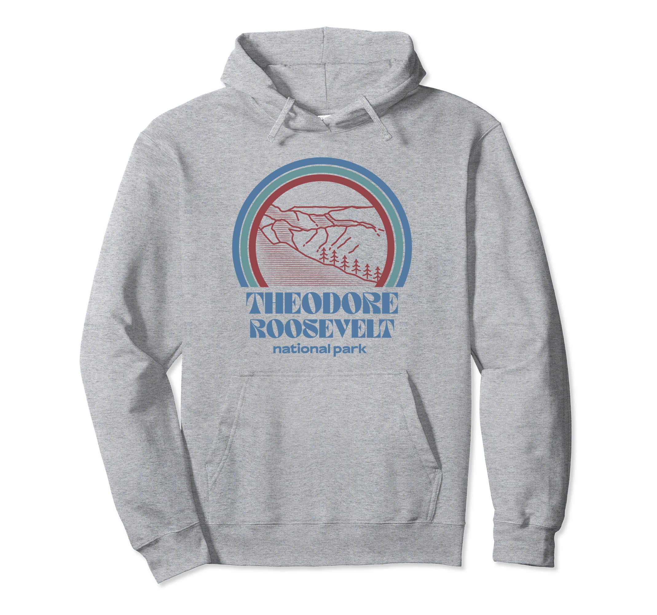 Theodore Roosevelt National Park Hoodie - Custom Art Print Men Women - T-Shirt, Sweatshirt, Hoodie