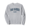 Bar Harbor Maine Me Varsity Sports Sweatshirt - Graphic Print for Adults - T-Shirt, Sweatshirt, Hoodie