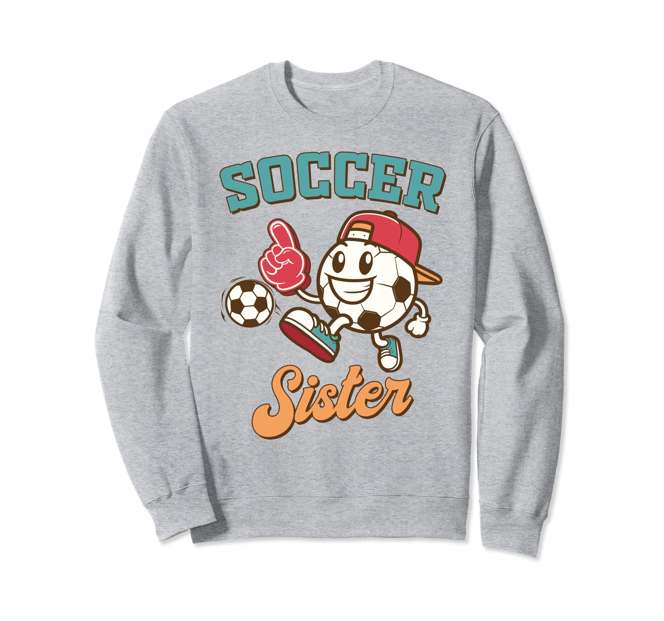 Soccer Sister Game Day Family Supporter Sweatshirt - Trendy Graphic Unisex - T-Shirt, Sweatshirt, Hoodie