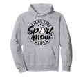 Living That Sport Mom Life Soccer Lover Hoodie - Unique Graphic for Adults - T-Shirt, Sweatshirt, Hoodie