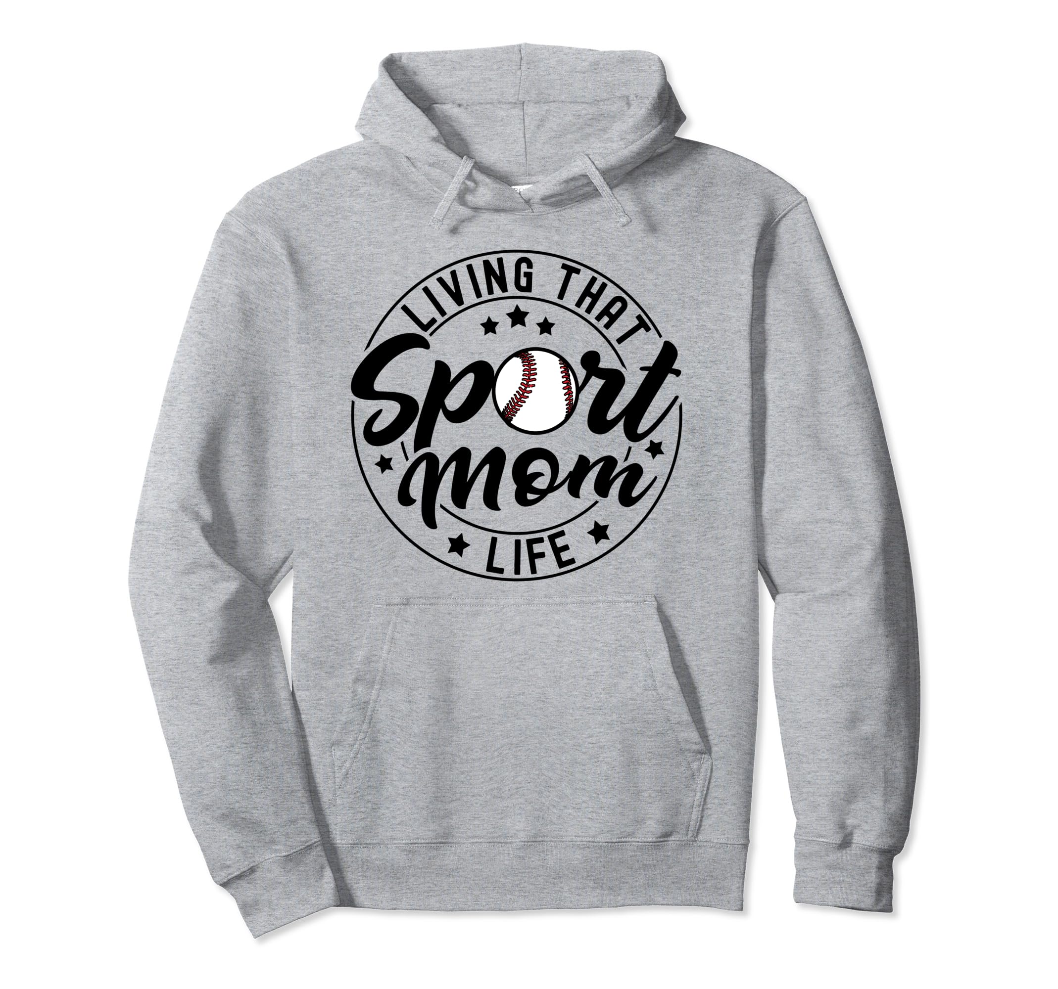 Living That Sport Mom Life Soccer Lover Hoodie - Unique Graphic for Adults - T-Shirt, Sweatshirt, Hoodie