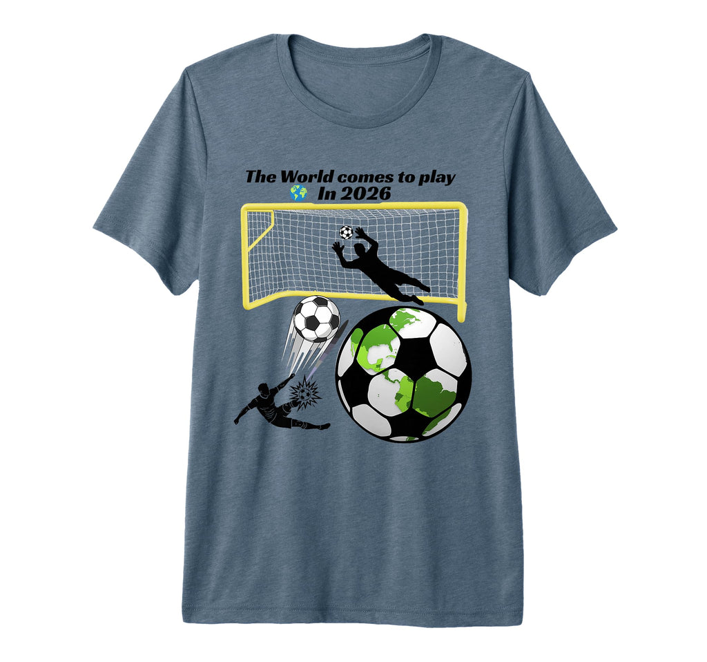 Soccer Football Futbol World Comes To T-Shirt - Graphic Print Men Women - T-Shirt, Sweatshirt, Hoodie