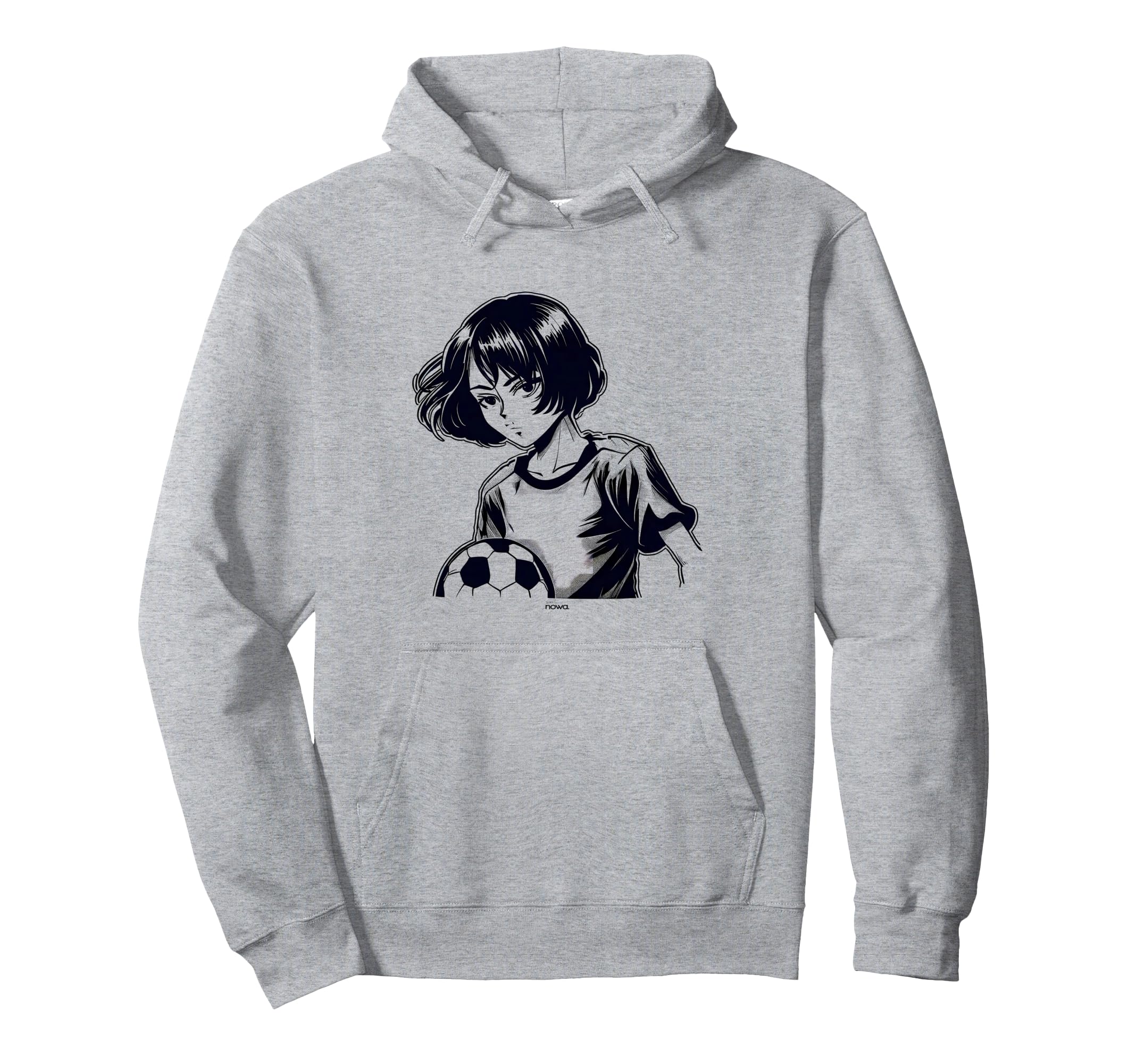 Funny Manga Comic Soccer Football Player Hoodie - Minimalist Print Unisex - T-Shirt, Sweatshirt, Hoodie