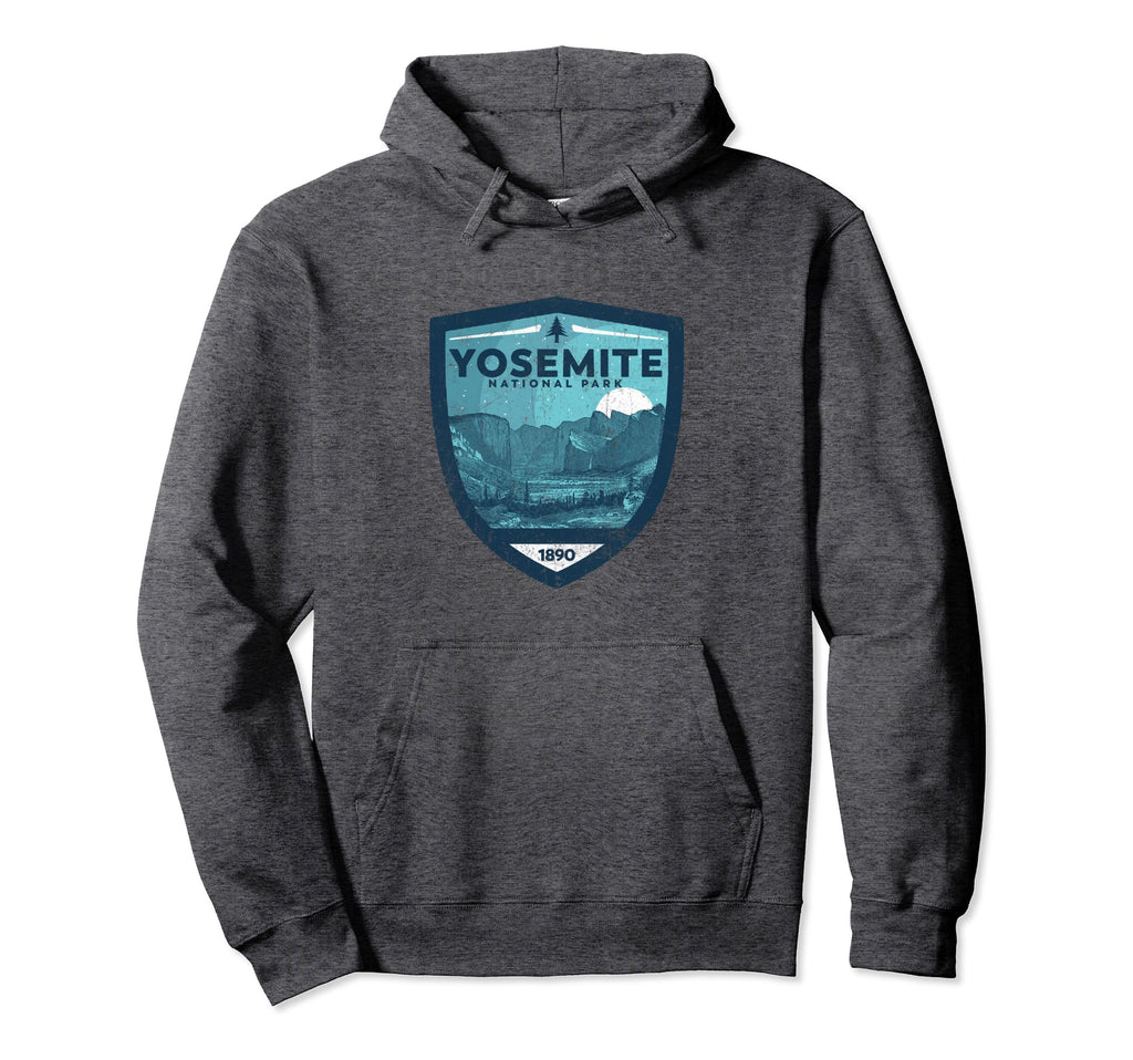 Yosemite National Park Distressed Hoodie - Streetwear Style Unisex - T-Shirt, Sweatshirt, Hoodie