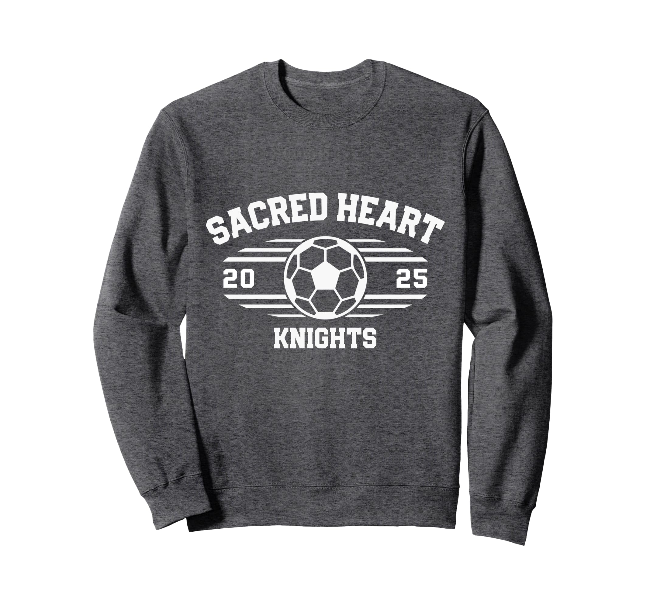 Sacred Heart Knights Soccer Ball Sweatshirt - Unique Graphic for Adults - T-Shirt, Sweatshirt, Hoodie