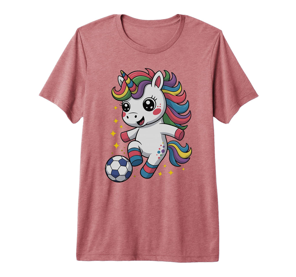 Kawaii Soccer Just Who Loves Unicorns T-Shirt - Novelty Apparel Unisex - T-Shirt, Sweatshirt, Hoodie