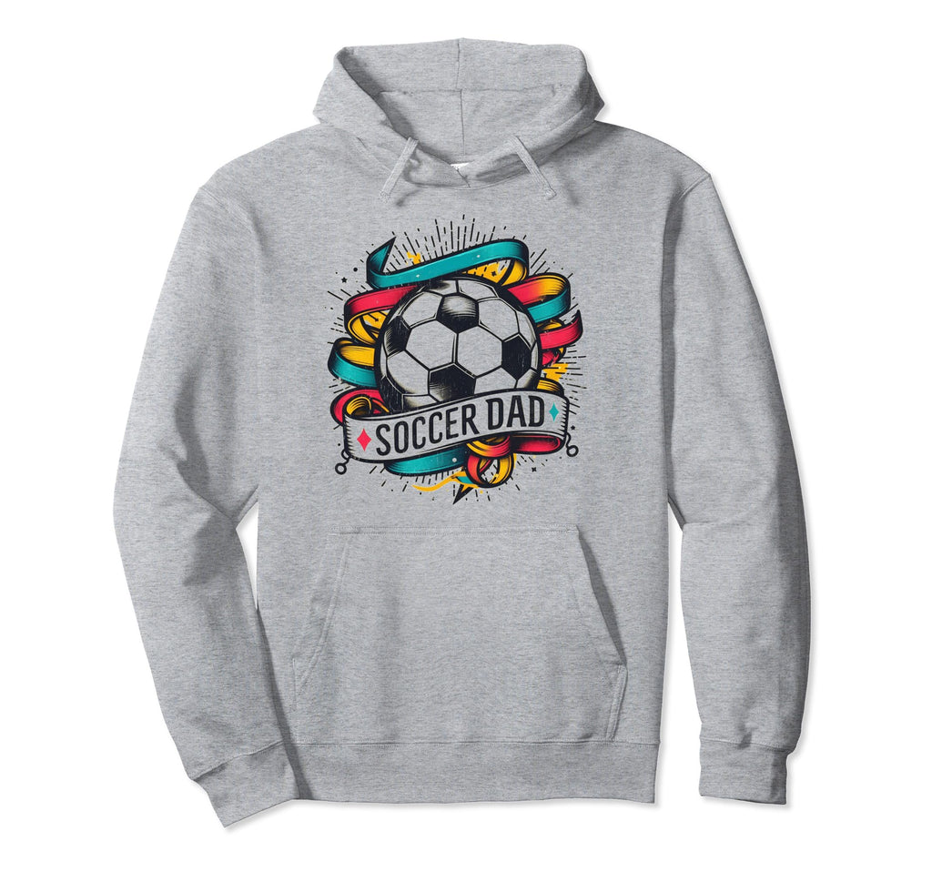 Soccer Dad Family Matching Dad Fathers Hoodie - Minimalist Print Men Women - T-Shirt, Sweatshirt, Hoodie