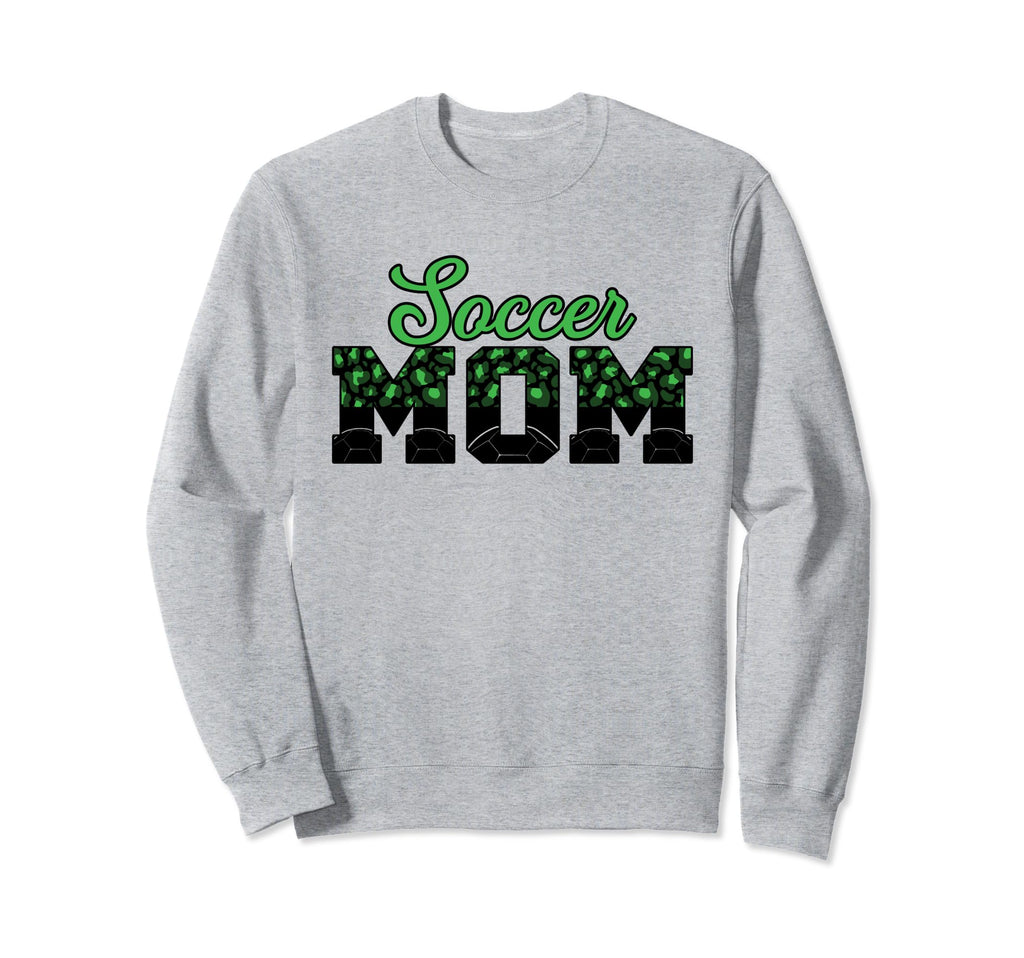 Soccer Mom Leopard Sweatshirt - Aesthetic Graphic Men Women - T-Shirt, Sweatshirt, Hoodie