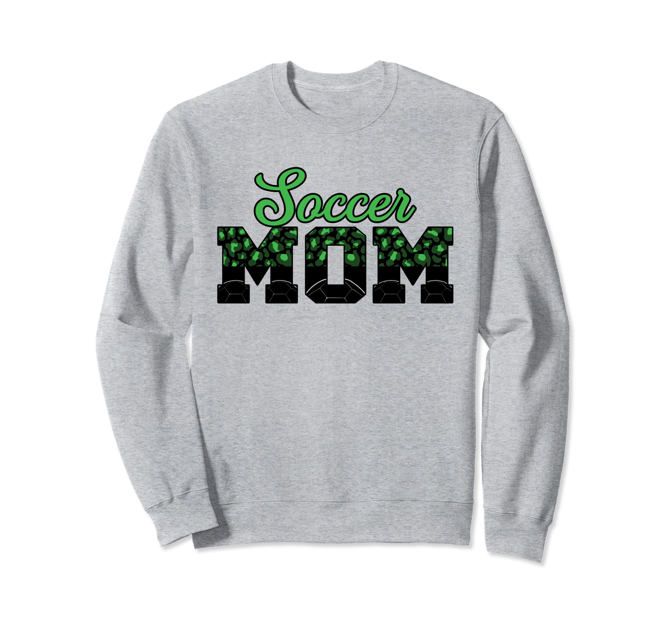 Soccer Mom Leopard Sweatshirt - Custom Art Print for Adults - T-Shirt, Sweatshirt, Hoodie