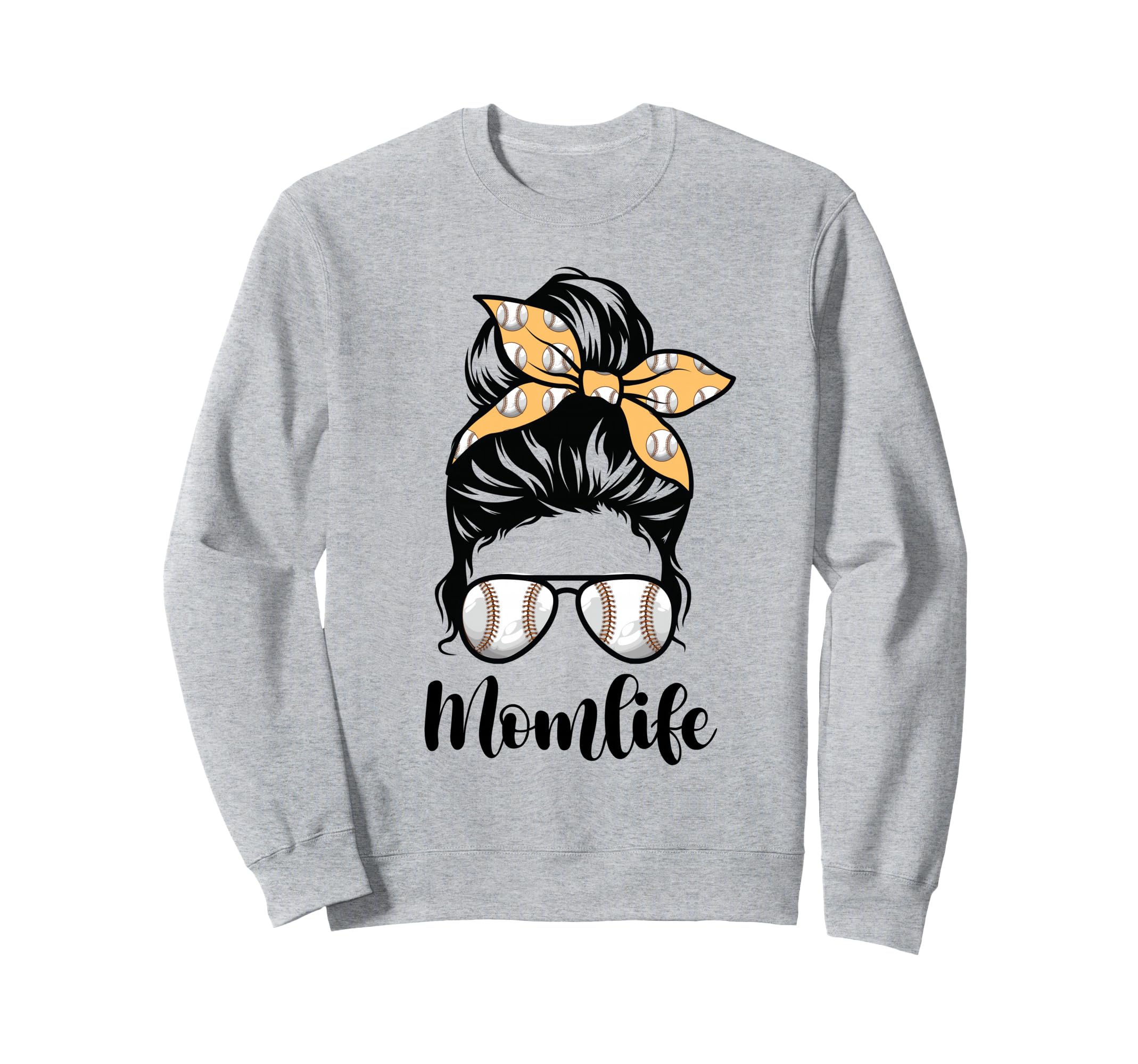 Mom Life Messy Bun Lovers Mother Sweatshirt - Streetwear Style Men Women - T-Shirt, Sweatshirt, Hoodie
