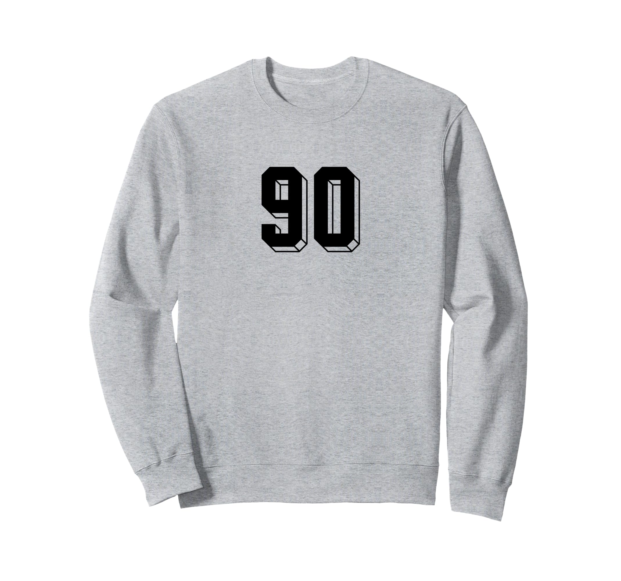 Number 90 80S 90S Soccer Team Sweatshirt - Aesthetic Graphic for Adults - T-Shirt, Sweatshirt, Hoodie