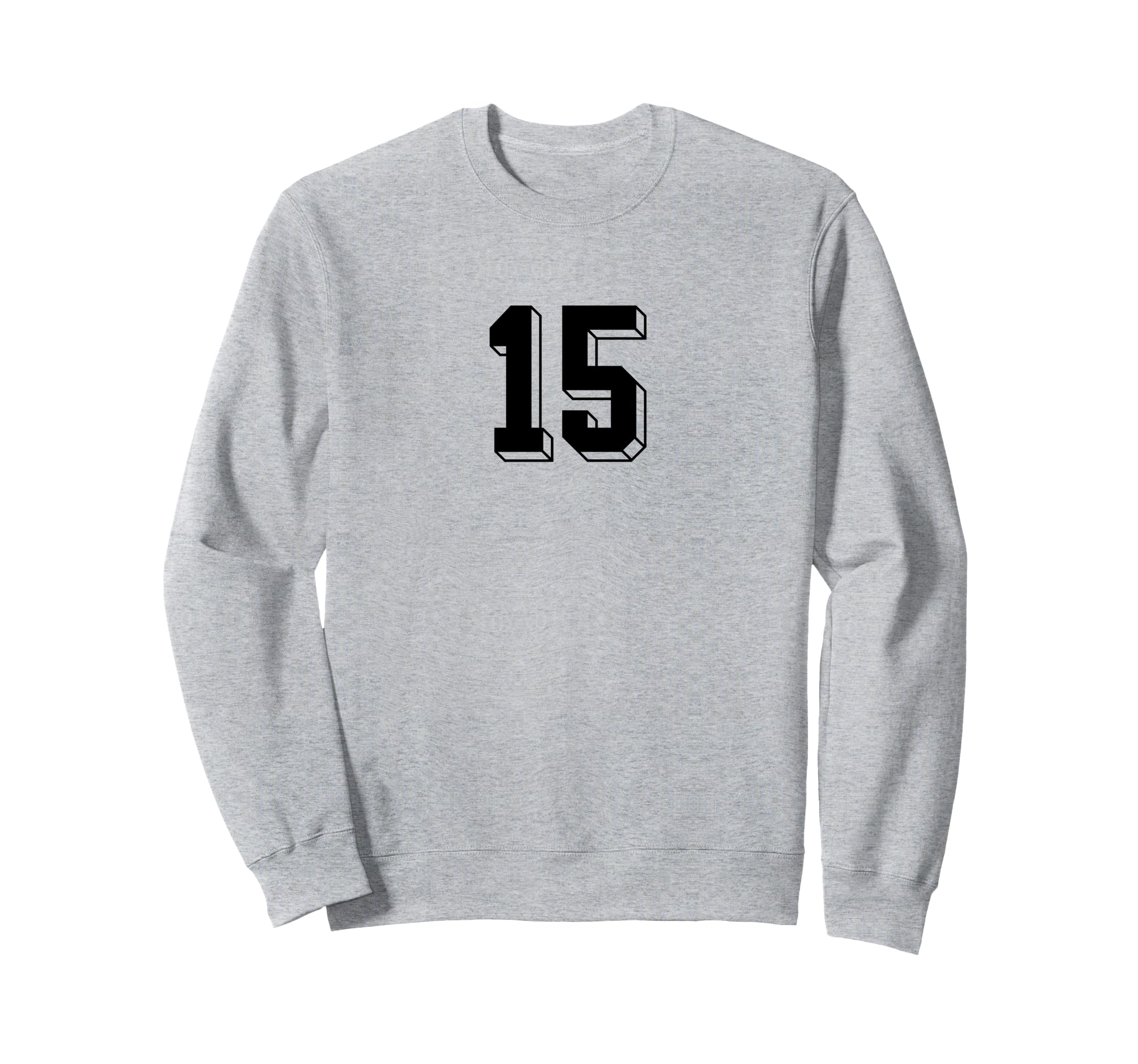 Number 15 80S 90S Soccer Team Jersey Sweatshirt - Custom Art Print Unisex - T-Shirt, Sweatshirt, Hoodie