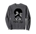 Soccer Mom Black Mom African American Sweatshirt - Graphic Print Men Women - T-Shirt, Sweatshirt, Hoodie