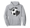 Soccer Gigi Grandma Heart Gigi Soccer Hoodie - Custom Art Print for Adults - T-Shirt, Sweatshirt, Hoodie