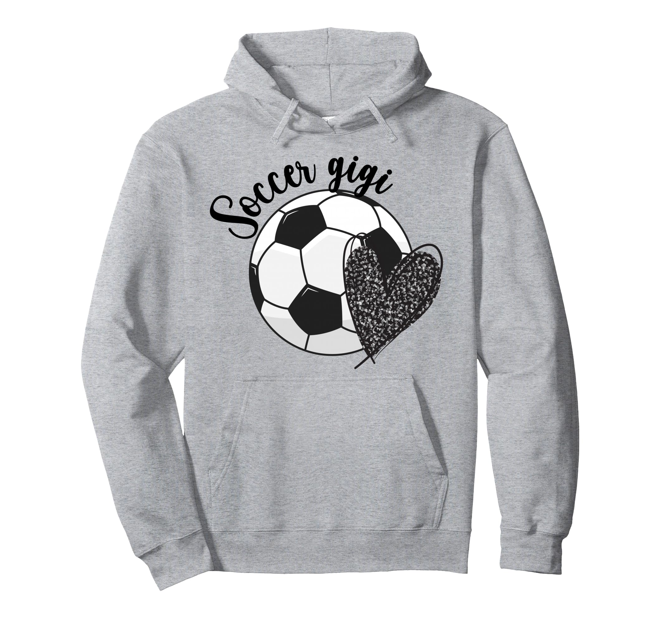 Soccer Gigi Grandma Heart Gigi Soccer Hoodie - Custom Art Print for Adults - T-Shirt, Sweatshirt, Hoodie