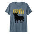 Espana Bull Soccer Ball Silhouette Tri T-Shirt - Unique Graphic Unisex - T-Shirt, Sweatshirt, Hoodie