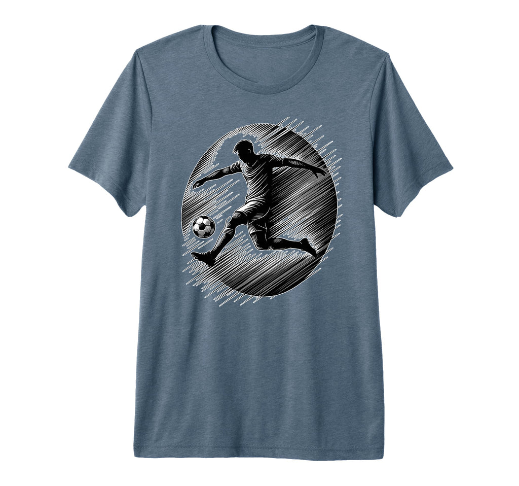 Soccer Motion Teen And Male Athletes Tri T-Shirt - Streetwear Style Unisex - T-Shirt, Sweatshirt, Hoodie