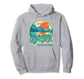 Glacier National Park Montana Colorful Hoodie - Novelty Apparel for Adults - T-Shirt, Sweatshirt, Hoodie