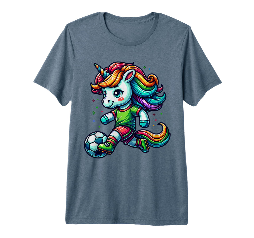 Footballer Unicorn Fans Soccer Team T-Shirt - Novelty Apparel Unisex - T-Shirt, Sweatshirt, Hoodie