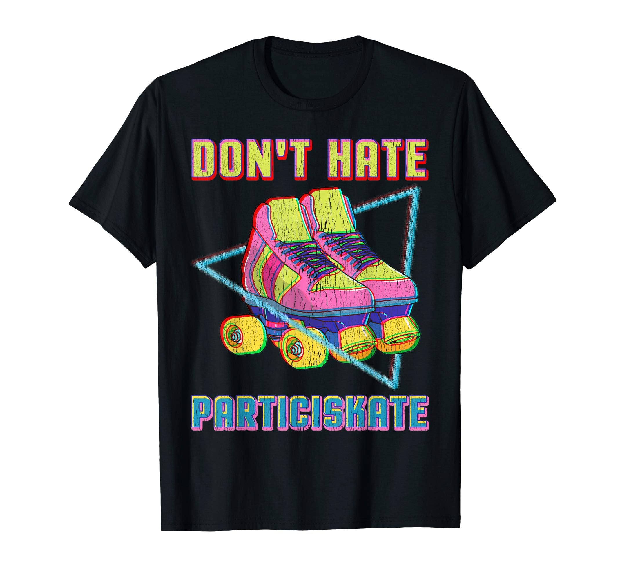 80S Rollerskates Roller Skating Disco T-Shirt - Novelty Apparel Unisex - T-Shirt, Sweatshirt, Hoodie