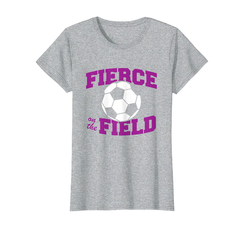 Fierce Soccer Field Soccer Ball T-Shirt - Unique Graphic Unisex - T-Shirt, Sweatshirt, Hoodie