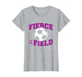 Fierce Soccer Field Soccer Ball T-Shirt - Unique Graphic Unisex - T-Shirt, Sweatshirt, Hoodie