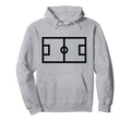 Soccer Field Costume Hoodie - Aesthetic Graphic Men Women - T-Shirt, Sweatshirt, Hoodie