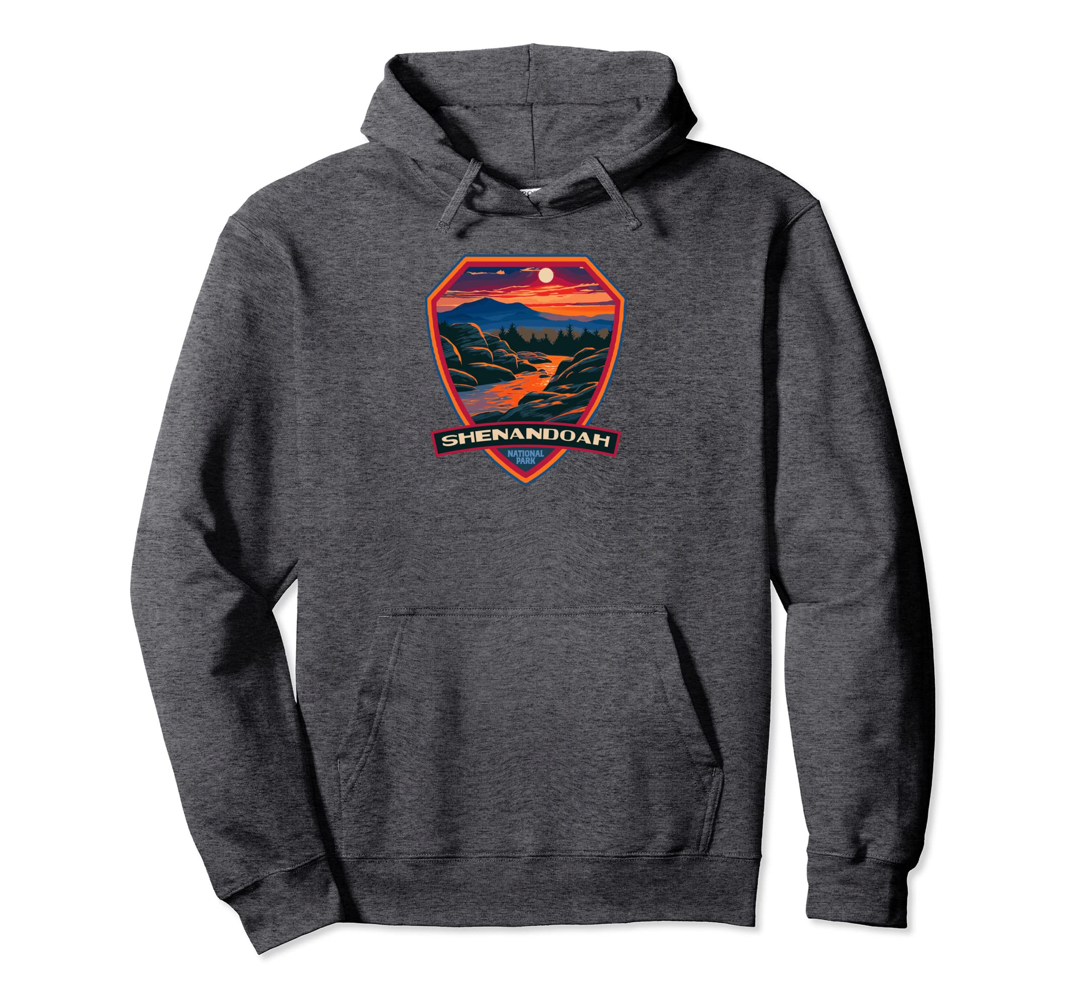 Shenandoah National Park Wpa Badge Hoodie - Unique Graphic Men Women - T-Shirt, Sweatshirt, Hoodie