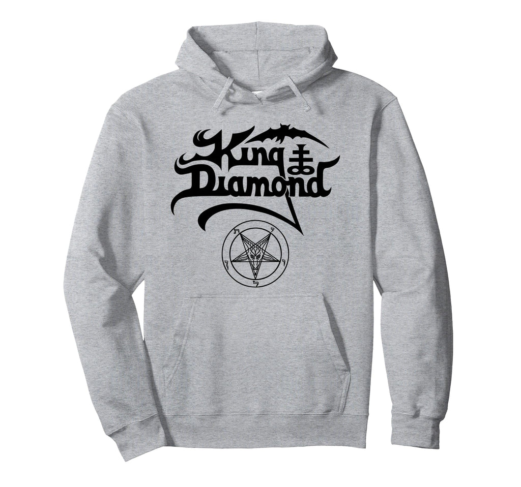 King Diamond Logo Hoodie - Fun Novelty Design Men Women - T-Shirt, Sweatshirt, Hoodie