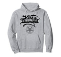 King Diamond Logo Hoodie - Fun Novelty Design Men Women - T-Shirt, Sweatshirt, Hoodie