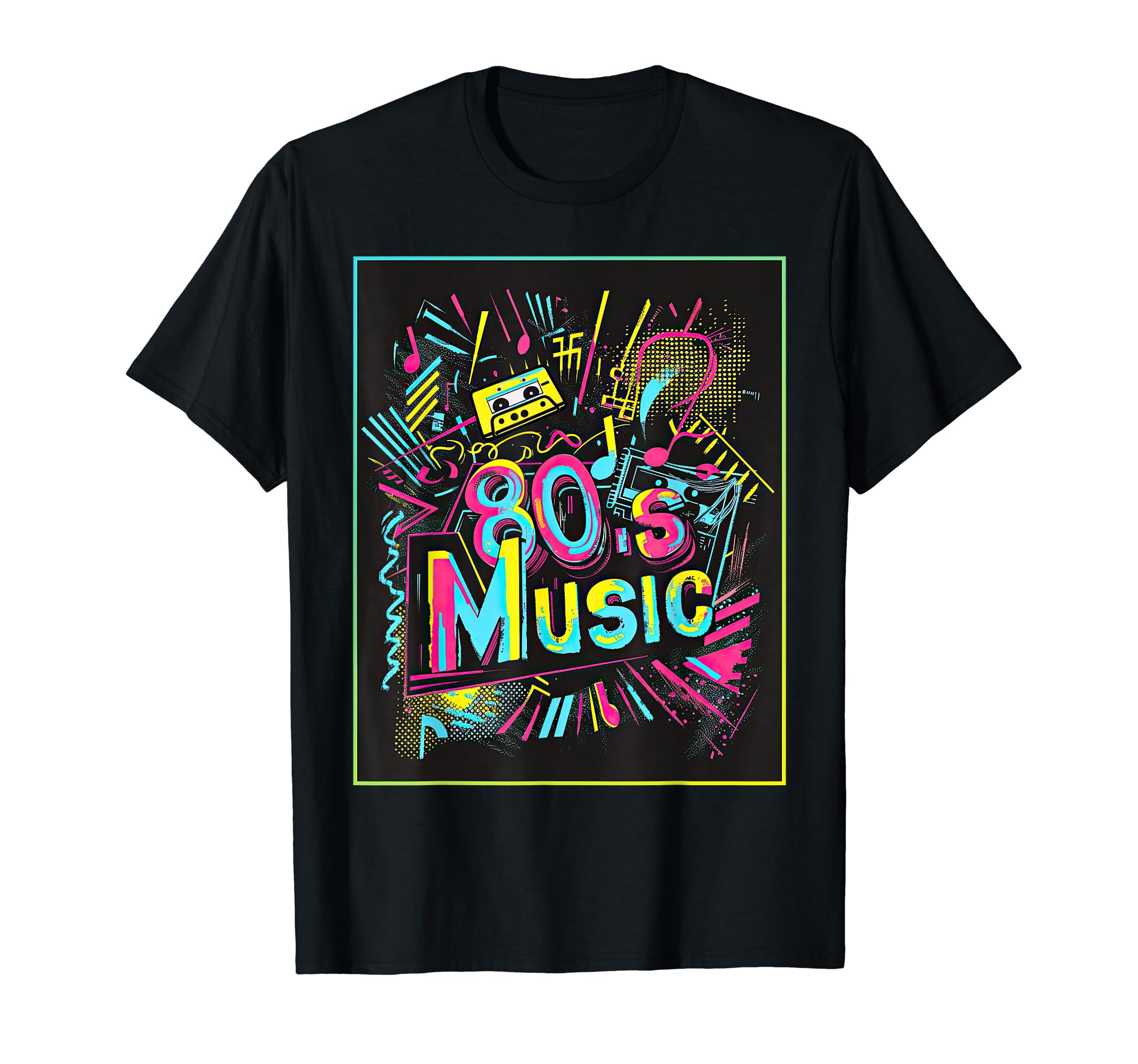 80S Music Cassette Tape Costume T-Shirt - Casual Everyday Wear Men Women - T-Shirt, Sweatshirt, Hoodie