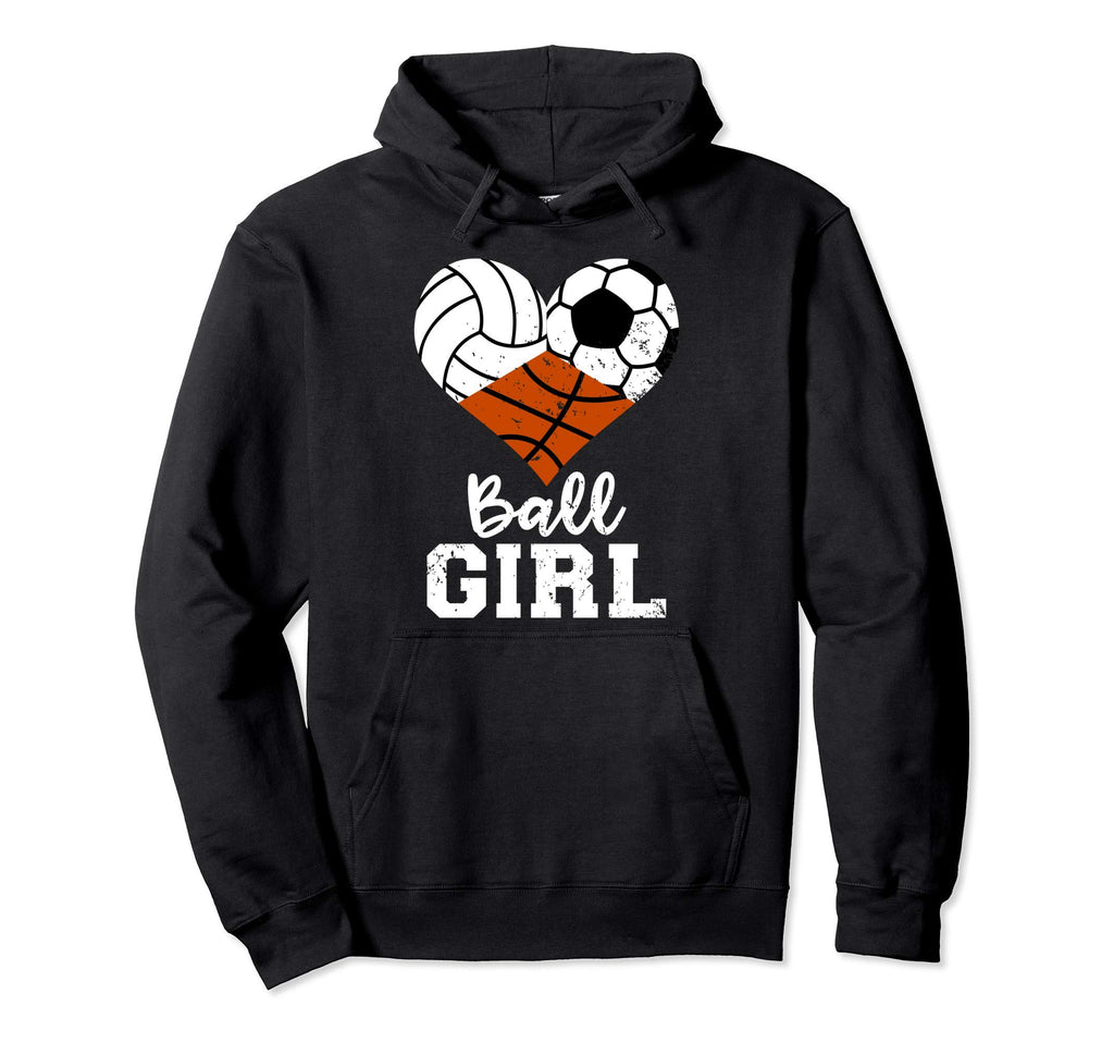 Ball Funny Volleyball Soccer Hoodie - Fun Novelty Design for Adults - T-Shirt, Sweatshirt, Hoodie