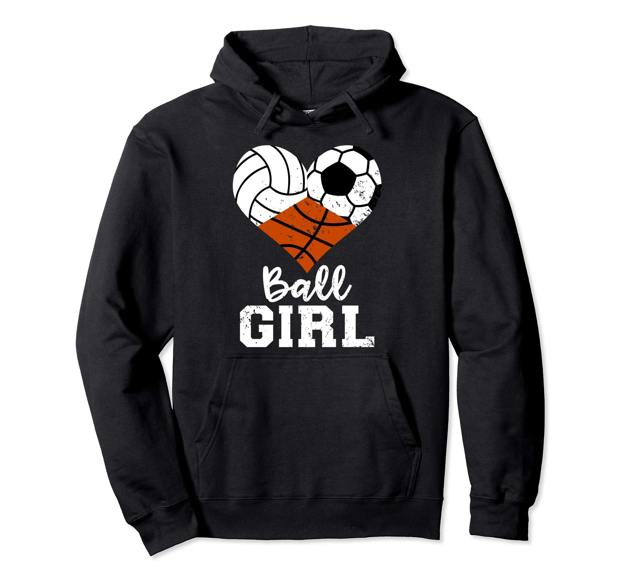 Ball Funny Volleyball Soccer Hoodie - Fun Novelty Design for Adults - T-Shirt, Sweatshirt, Hoodie