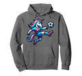 Footballer Unicorn Fans Soccer Team Hoodie - Trendy Graphic for Adults - T-Shirt, Sweatshirt, Hoodie