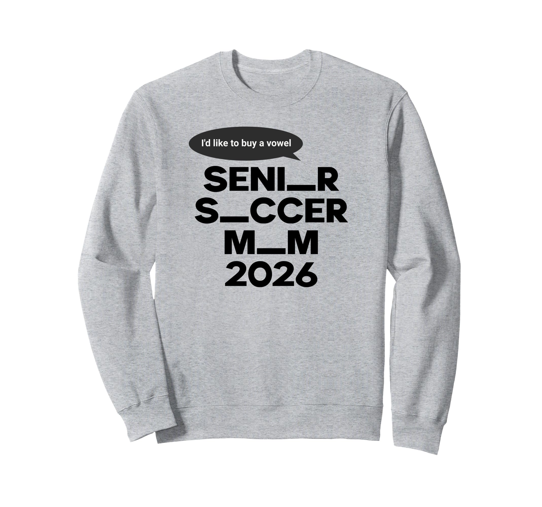 Funny Soccer Senior Mom 2026 Sweatshirt - Custom Art Print Men Women - T-Shirt, Sweatshirt, Hoodie