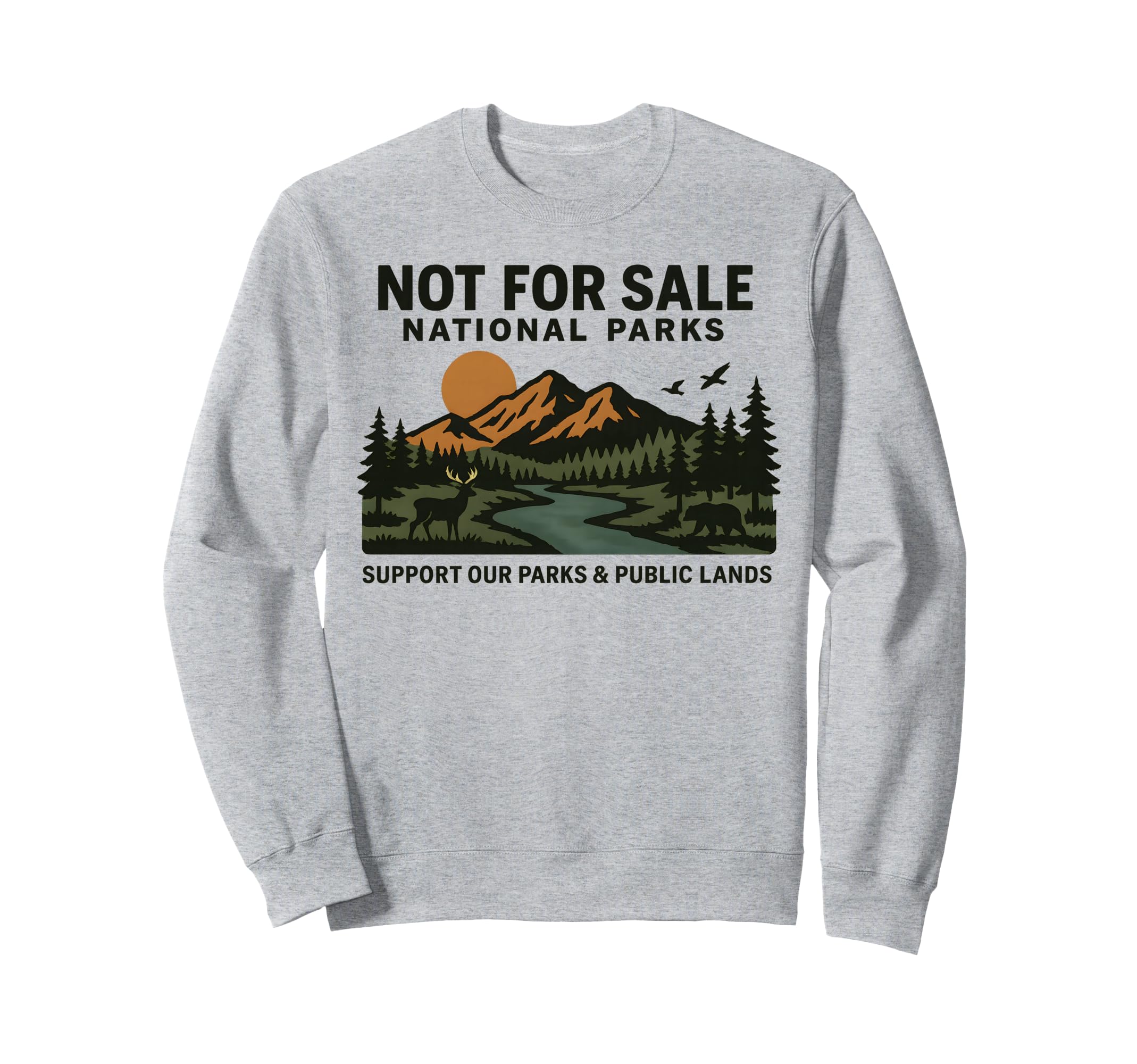 Protect Our National Park Not Sweatshirt - Aesthetic Graphic Men Women - T-Shirt, Sweatshirt, Hoodie