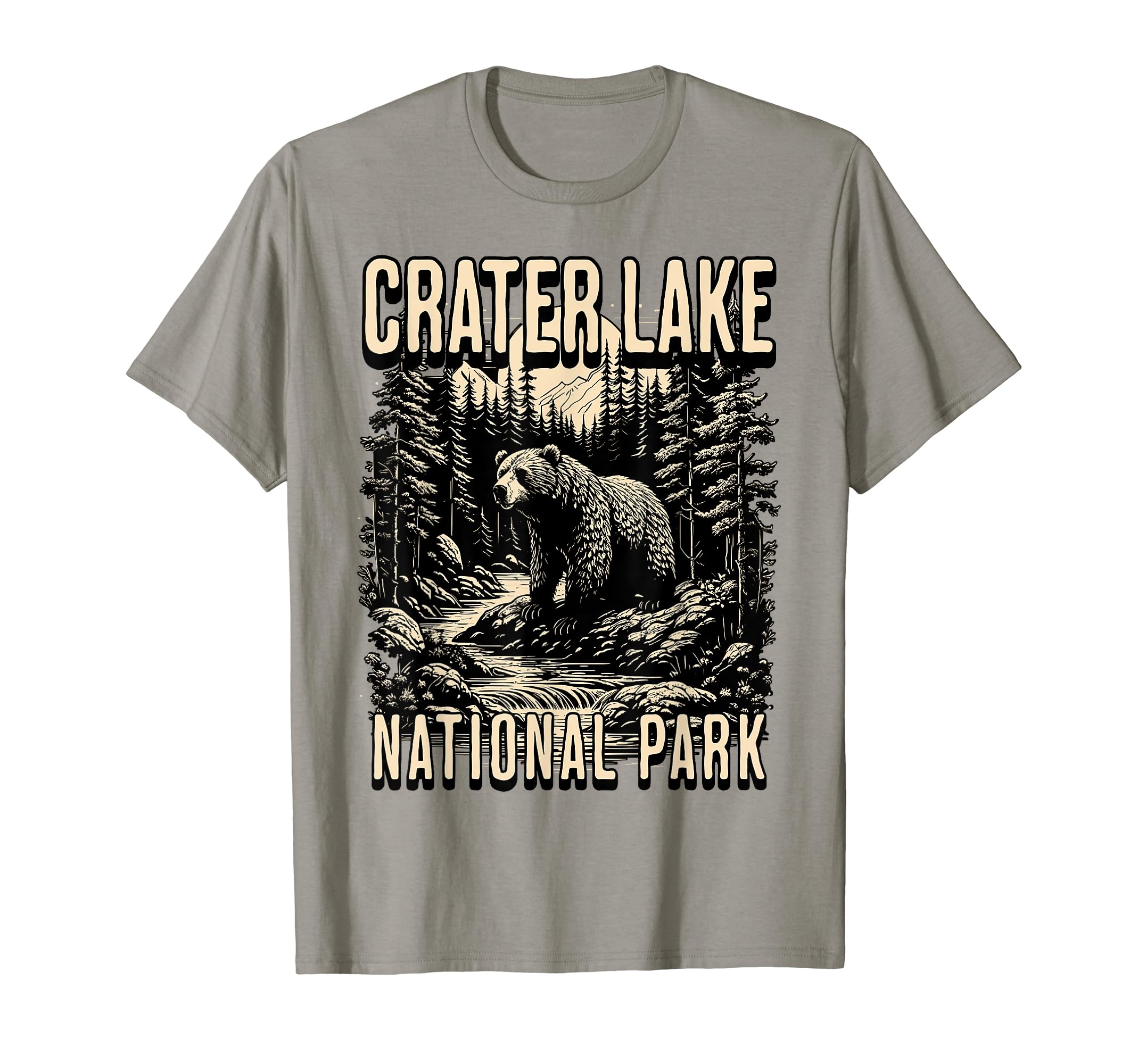 Crater Lake National Park Oregon Usa Hoodie - Aesthetic Graphic for Adults - T-Shirt, Sweatshirt, Hoodie