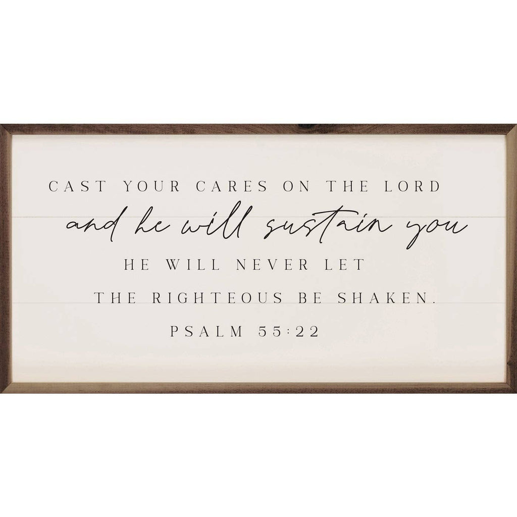 Psalm 55.22 - Adult & Kids T-Shirts, Sweatshirts & Hoodies apparel design preview 1