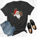 Texas Leopard Santa - Adult & Kids T-Shirts, Sweatshirts & Hoodies apparel design preview 1