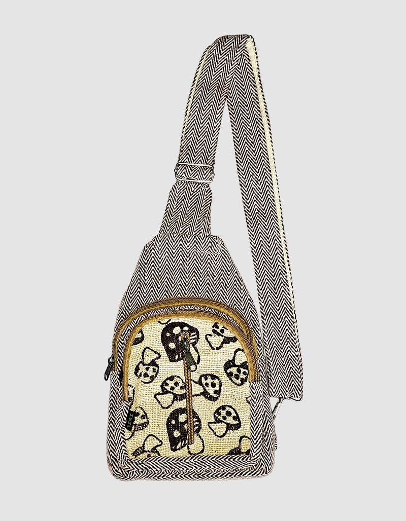 Mushroom Sling Bag (CODE-729) - Adult & Kids T-Shirts, Sweatshirts & Hoodies apparel design preview 1